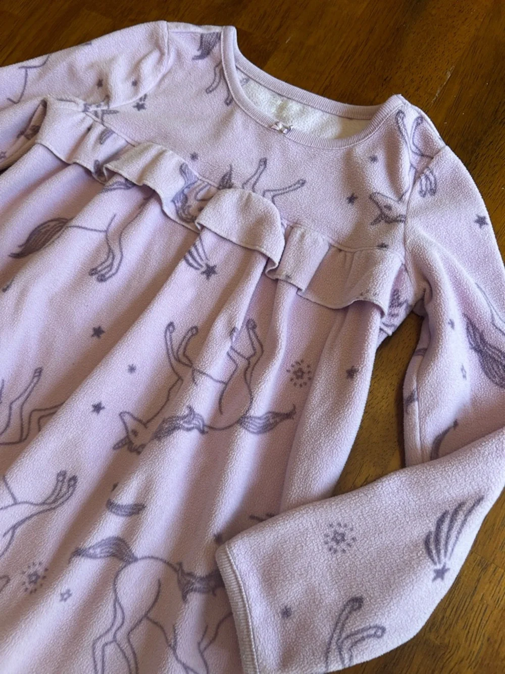 Purple Unicorn Fleece Nightgown | Girls 4-5 | Spring Pajamas | Carter’s